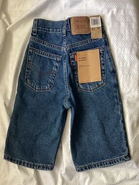 Levis 550 Denim Shorts Boys 23W 23” Relaxed Fit Skate Board NEW